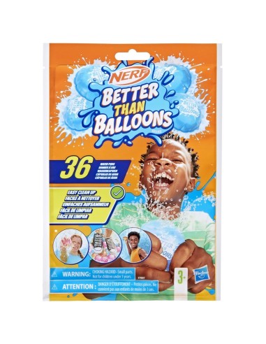 CÁPSULAS DE AGUA SUPER SOAKER BETTER THAN BALLOONS 36 UNIDADES