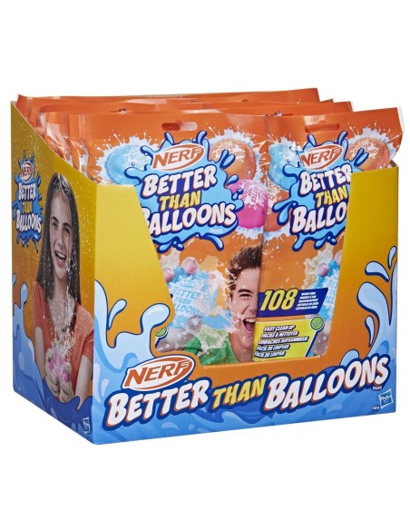 CÁPSULAS DE AGUA SUPER SOAKER BETTER THAN BALLOONS 108 UNIDADES