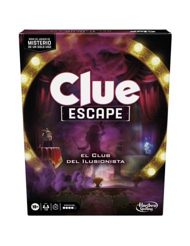 JUEGO DE MESA HASBRO GAMING CLUE ESCAPE EL CLUB DEL ILUSIONISTA