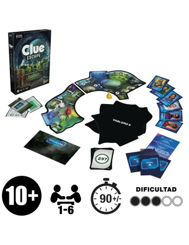 JUEGO DE MESA HASBRO GAMING CLUE ESCAPE LA EXPOSICIÓN UNIVERSAL