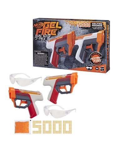 LANZADOR NERF PRO GELFIRE DUAL WIELD
