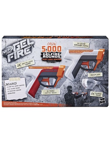 LANZADOR NERF PRO GELFIRE DUAL WIELD