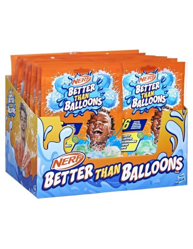 CÁPSULAS DE AGUA SUPER SOAKER BETTER THAN BALLOONS 36 UNIDADES