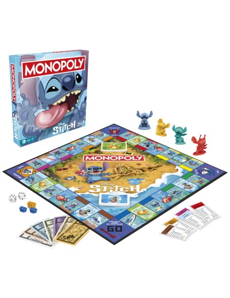 JUEGO DE MESA MONOPOLY DISNEY STITCH