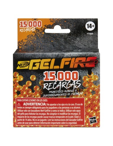 REPUESTO NERF PRO GELFIRE 15000 RECARGAS
