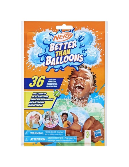 CÁPSULAS DE AGUA SUPER SOAKER BETTER THAN BALLOONS 36 UNIDADES