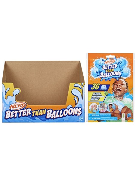 CÁPSULAS DE AGUA SUPER SOAKER BETTER THAN BALLOONS 36 UNIDADES