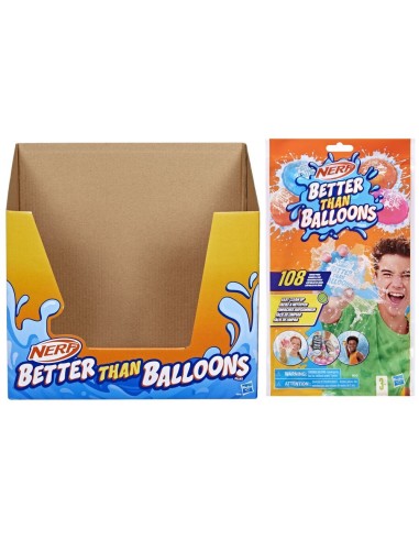 CÁPSULAS DE AGUA SUPER SOAKER BETTER THAN BALLOONS 108 UNIDADES