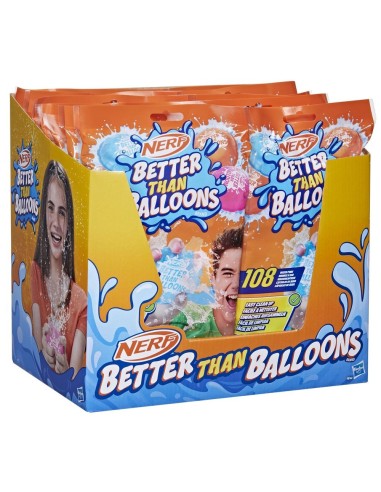 CÁPSULAS DE AGUA SUPER SOAKER BETTER THAN BALLOONS 108 UNIDADES