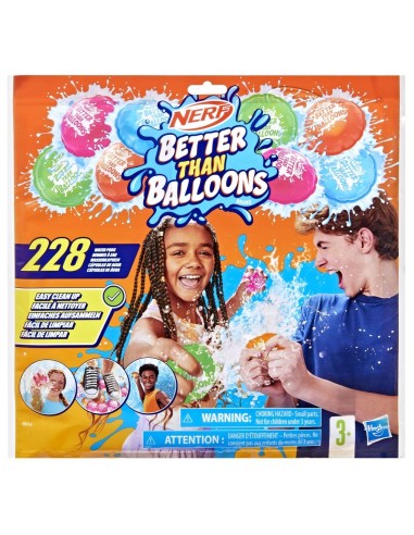 CÁPSULAS DE AGUA SUPER SOAKER BETTER THAN BALLOONS 228 UNIDADES