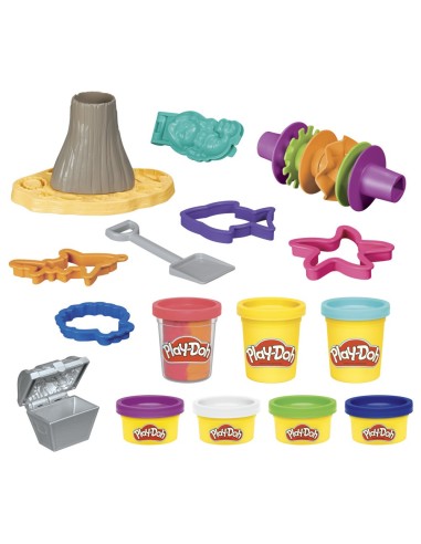 MASAS PLAY DOH AVENTURA EN EL VOLCÁN DEL TESORO
