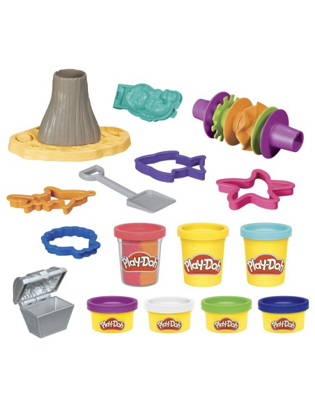 MASAS PLAY DOH AVENTURA EN EL VOLCÁN DEL TESORO