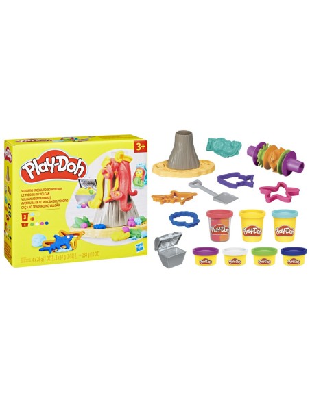 MASAS PLAY DOH AVENTURA EN EL VOLCÁN DEL TESORO