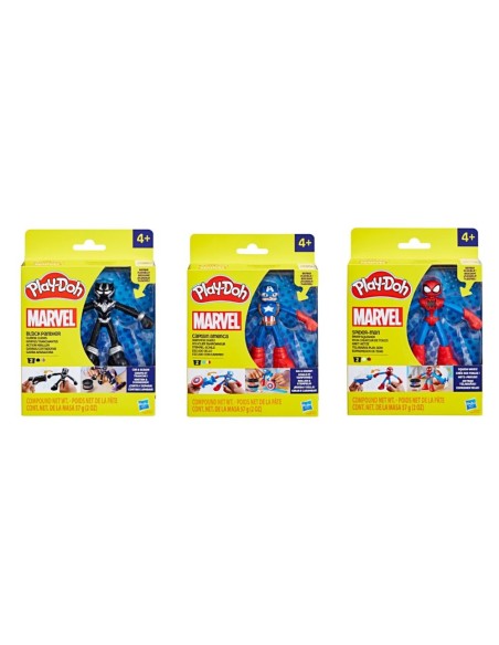 MASAS PLAY DOH MARVEL HÉROE SURTIDO