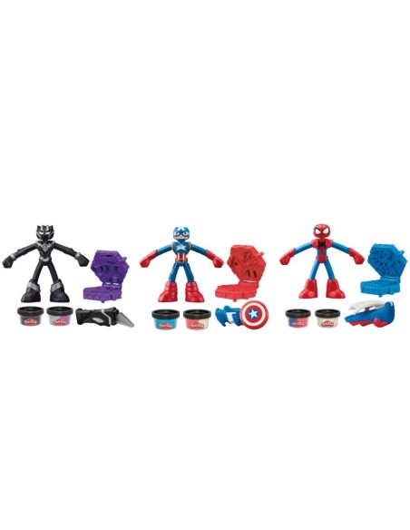 MASAS PLAY DOH MARVEL HÉROE SURTIDO