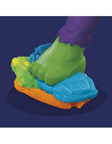 MASAS PLAY DOH MARVEL HULK APLASTA Y MOLDEA