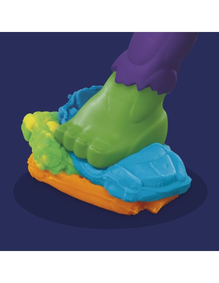 MASAS PLAY DOH MARVEL HULK APLASTA Y MOLDEA