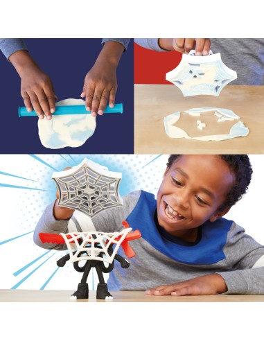 MASAS PLAY DOH MARVEL SPIDER-MAN LANZA Y ATRAPA