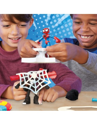 MASAS PLAY DOH MARVEL SPIDER-MAN LANZA Y ATRAPA