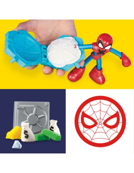 MASAS PLAY DOH MARVEL SPIDER-MAN LANZA Y ATRAPA