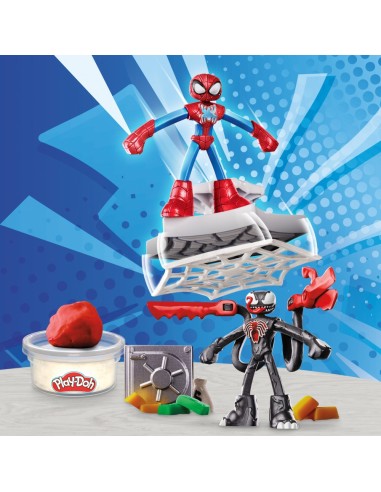 MASAS PLAY DOH MARVEL SPIDER-MAN LANZA Y ATRAPA