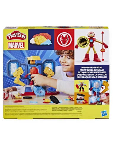 MASAS PLAY DOH MARVEL IRON MAN LABORATORIO DE ARMADURAS