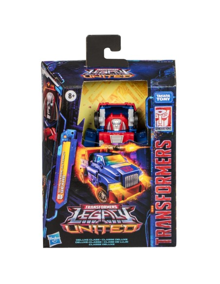 FIGURA DE ACCIÓN TRANSFORMERS GENERATIONS LEGACY UNITED DELUXE G1 UNIVERSE AUTOBOT GEARS