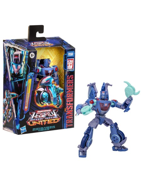 FIGURA DE ACCIÓN TRANSFORMERS LEGACY UNITED DELUXE CLASS CYBERVERSE UNIVERSE CHROMIA