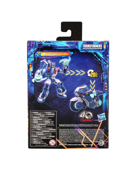 FIGURA DE ACCIÓN TRANSFORMERS LEGACY UNITED DELUXE CLASS CYBERVERSE UNIVERSE CHROMIA