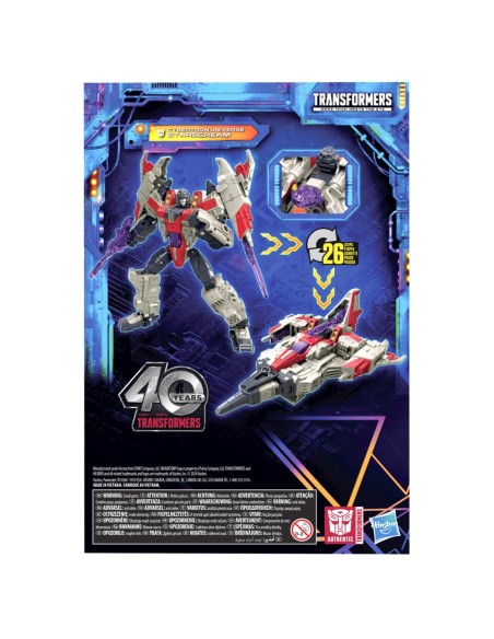FIGURA DE ACCIÓN TRANSFORMERS LEGACY UNITED VOYAGER CYBERTRON UNIVERSE STARSCREAM