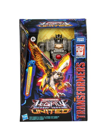 FIGURA DE ACCIÓN TRANSFORMERS LEGACY UNITED VOYAGER BEAST WARS UNIVERSE SILVERBOLT