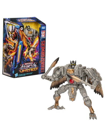 FIGURA DE ACCIÓN TRANSFORMERS LEGACY UNITED VOYAGER BEAST WARS UNIVERSE SILVERBOLT
