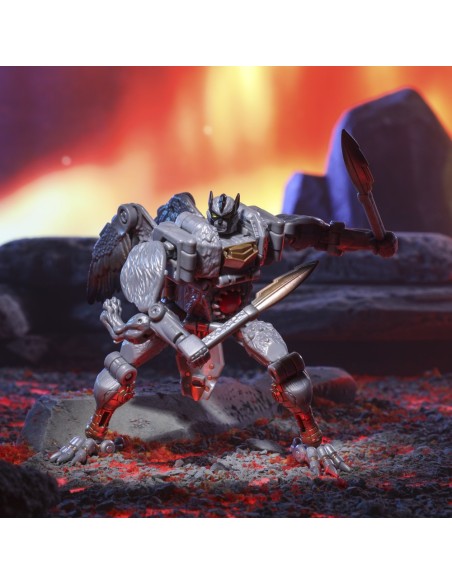 FIGURA DE ACCIÓN TRANSFORMERS LEGACY UNITED VOYAGER BEAST WARS UNIVERSE SILVERBOLT