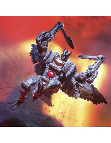 FIGURA DE ACCIÓN TRANSFORMERS LEGACY UNITED VOYAGER BEAST WARS UNIVERSE SILVERBOLT