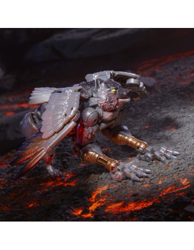 FIGURA DE ACCIÓN TRANSFORMERS LEGACY UNITED VOYAGER BEAST WARS UNIVERSE SILVERBOLT