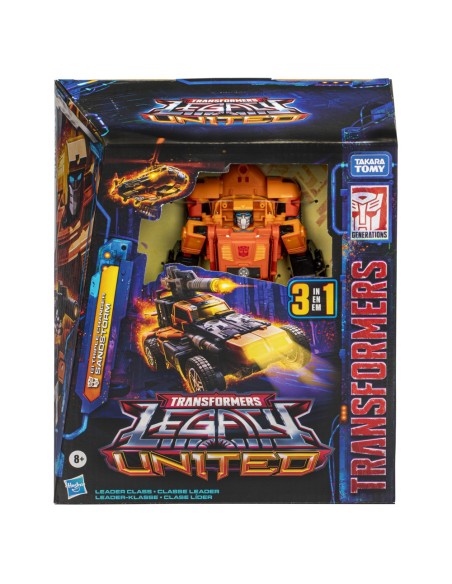 FIGURA DE ACCIÓN TRANSFORMERS LEGACY UNITED LEADER G1 SANDSTORM