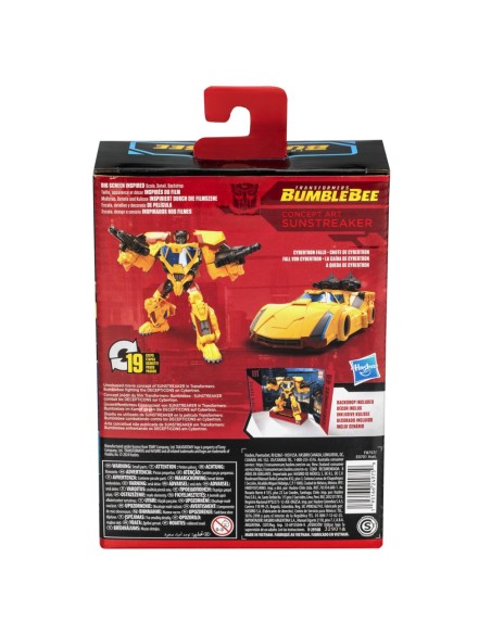 FIGURA DE ACCIÓN TRANSFORMERS STUDIO SERIES BUMBLEBEE DELUXE CONCEPT ART SUNSTREAKER