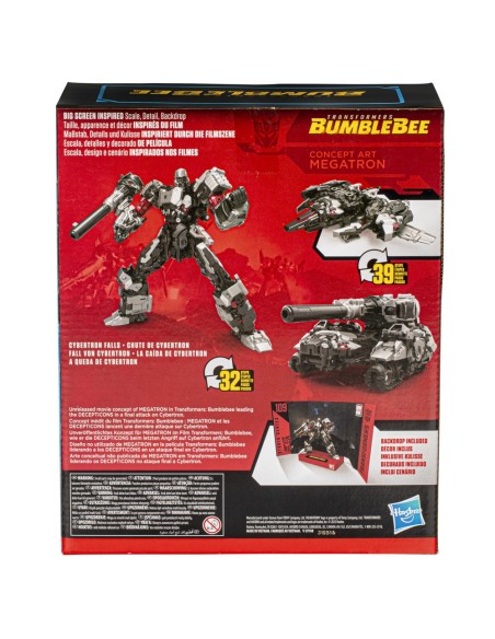 FIGURA DE ACCIÓN TRANSFORMERS STUDIO SERIES BUMBLEBEE CONCEPT AR MEGATRON
