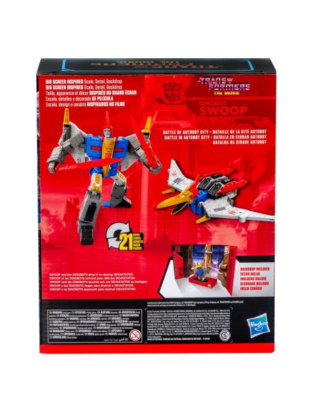 FIGURA DE ACCIÓN TRANSFORMERS STUDIO SERIES LEADER DINOBOT SWOOP
