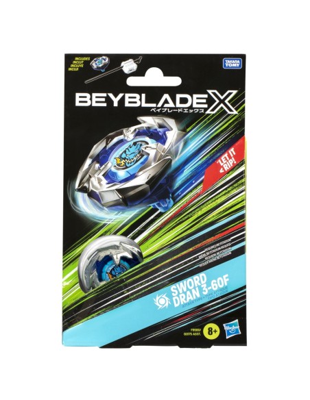 TROMPO BEYBLADE X KIT INICIAL SWORD DRAN 3-60F