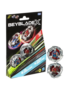 TROMPO BEYBLADE X TAIL VIPER 5-80O Y SWORD DRAN 3-60F