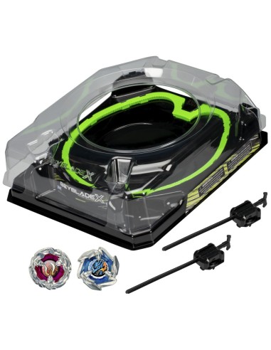 TROMPO BEYBLADE X SET DE BATALLA XTREME