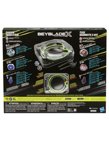 TROMPO BEYBLADE X SET DE BATALLA XTREME