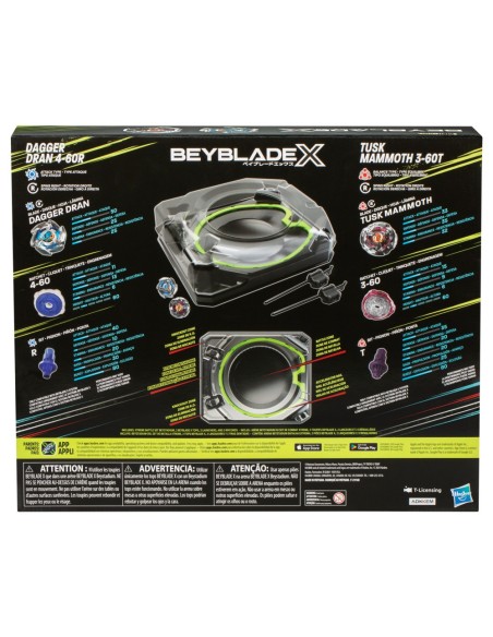 TROMPO BEYBLADE X SET DE BATALLA XTREME