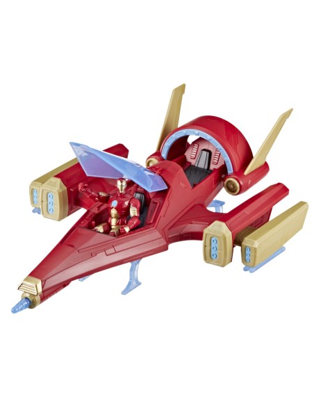 FIGURA DE ACCIÓN MARVEL AVENGERS EPIC HERO SERIES IRON MAN JET DE COMBATE