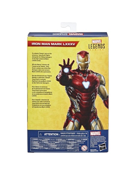 FIGURA DE ACCIÓN MARVEL LEGENDS SERIES IRON MAN MARK LXXXV