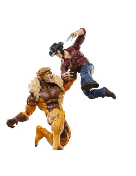 FIGURA DE ACCIÓN MARVEL LEGENDS SERIES LOGAN VS. DIENTES DE SABLE