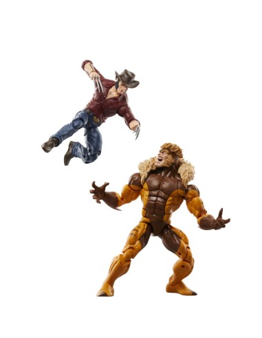 FIGURA DE ACCIÓN MARVEL LEGENDS SERIES LOGAN VS. DIENTES DE SABLE