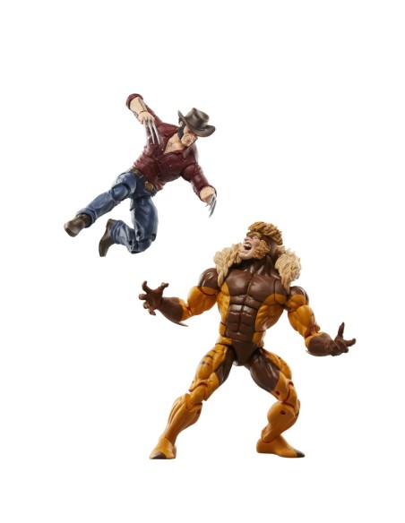 FIGURA DE ACCIÓN MARVEL LEGENDS SERIES LOGAN VS. DIENTES DE SABLE