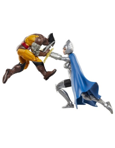 FIGURA DE ACCIÓN MARVEL LEGENDS SERIES WOLVERINE Y LILANDRA NERAMANI